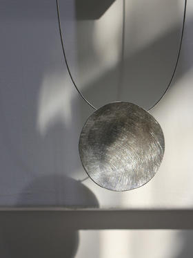 AWU｜大P-NL 银 Petal Necklace 50mm [ 瓣 项链  ]