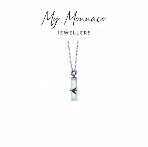 L坠链均925银 竹节项链带证书时尚气质轻奢百搭小众简约经典 商品图0