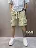 男装24夏季新品休闲工装中裤0025-1668 商品缩略图0