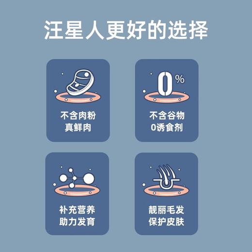 【鲜肉系列】伯纳天纯鲜肉狗粮 中大型犬幼犬粮专用粮鸡鸭撞鲜15kg 商品图2