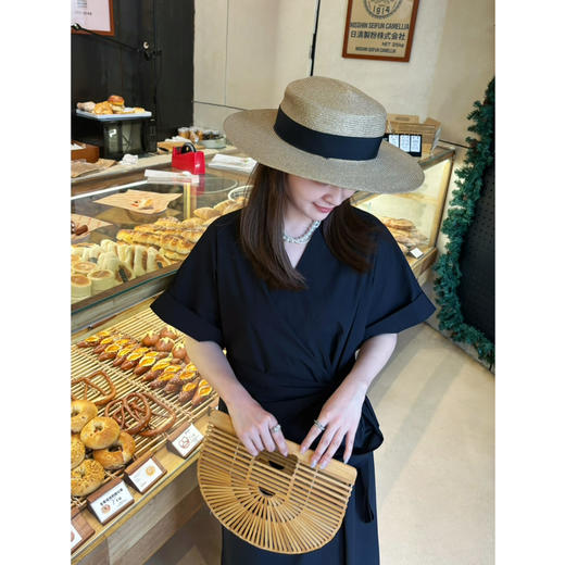 25特价 2405423   法式优雅 交叉系带连衣裙 商品图7