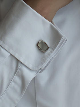 LUCINE 月星轮 男士商务法式衬衫玛瑙袖口袖扣袖钉男友父亲节礼物