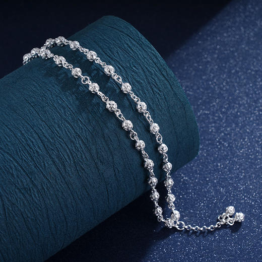 子佩集S990银【轻梦悠悠】手链【QFSL014】纯银花丝小绣球双层球球2405 商品图0