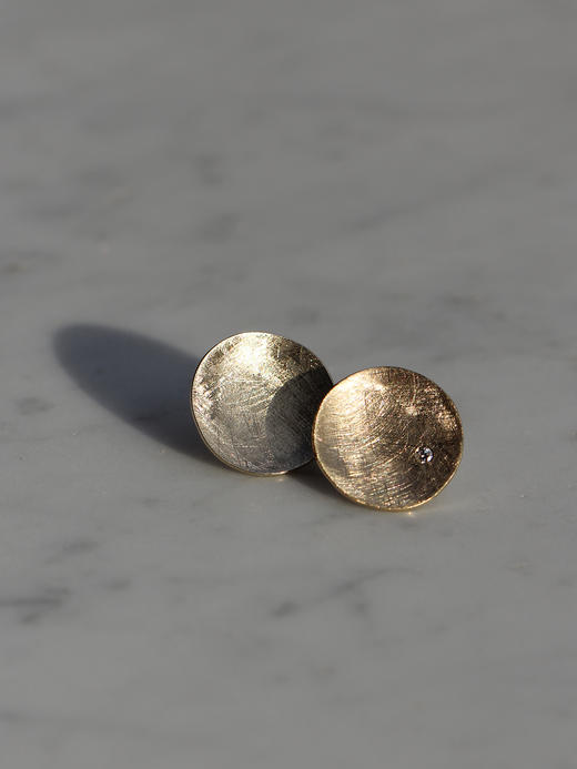 AWU｜小P-ES-G  14K金 Petal Studs 15mm [ 瓣 耳钉 ] 商品图0