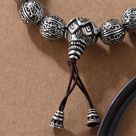 子佩集S990银【紫气东来】手串【KDFSC004】纯银手链2405 商品图2