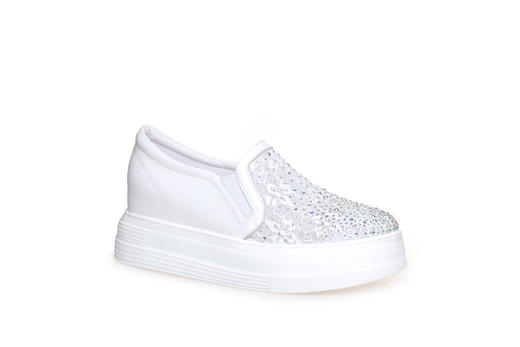 豪麟名鞋奥莱迪嘉女鞋时尚休闲鞋牛皮革/织物DJXXO41WX216白色  原价1960元 商品图0