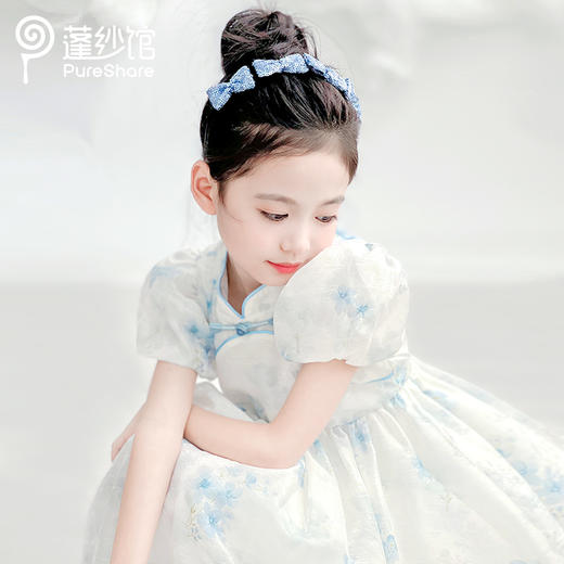 兰花草中式连衣裙 商品图1