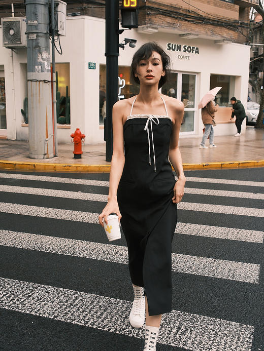 假两件吊带连衣裙 商品图3