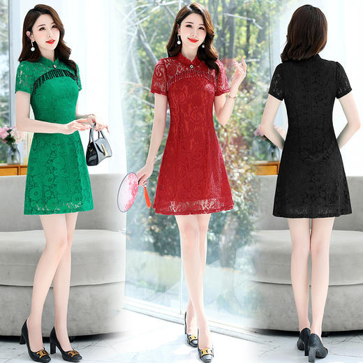 旗袍改良版连衣裙小个子夏XXMC29 商品图3