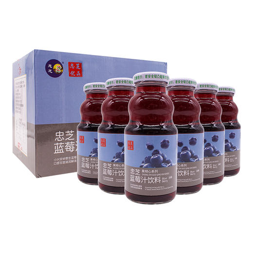 【东北特产】东北伊春特产果汁248ml 480ml  蓝莓 树莓 山梨汁 酸甜可口 夏季清爽饮品 商品图3