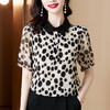 仿真丝洋气波点短袖上衣K-413H6319 商品缩略图0