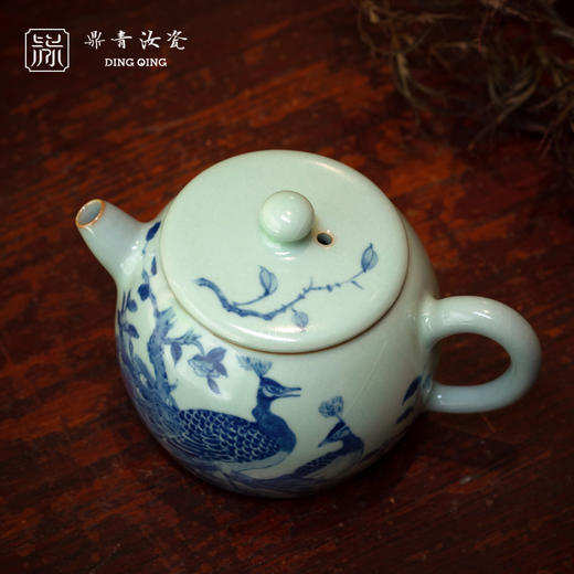 问鼎鼎青青花 德钟壶（春临竟芳） 商品图4