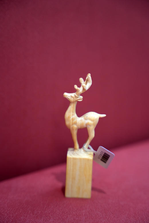 马/鹿印章°黄杨木雕摆件 商品图2