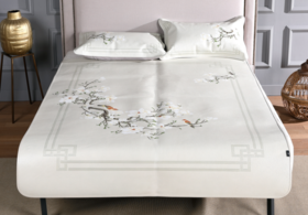 远梦彩绘头层水牛皮凉席