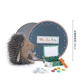 法国 Moulin Roty 故事玩偶礼盒 （含故事投影手电筒+玩偶）