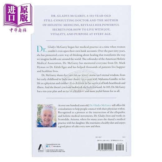 预售 【中商原版】过得好的生活 一位103岁医生的健康和幸福的六个秘密 The Well-Lived Life 英文原版 Gladys McGarey 商品图2