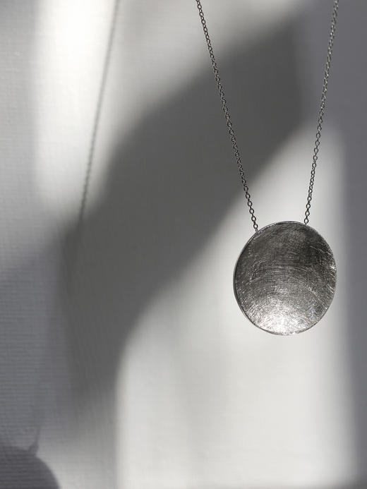 AWU｜中P-NM 银 Petal Necklace 25mm [ 瓣 项链  ] 商品图0