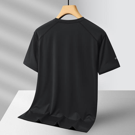 【冰丝速干】【新款DZS】大依优型大码圆领短袖T恤夏季加肥加大肥佬休闲宽松透气上衣男士半袖夏装 商品图4