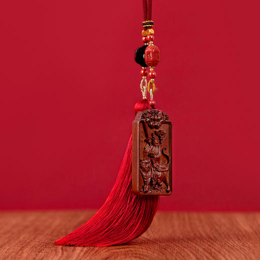 张天师紫檀木挂件 商品图2