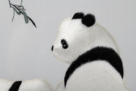 蜀绣双面绣-福寿红桃 商品图4