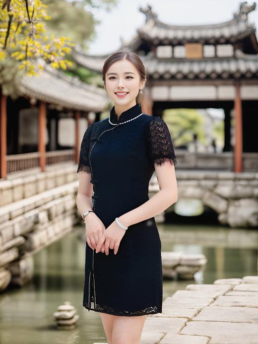 新中式改良旗小个子旗袍 商品图2