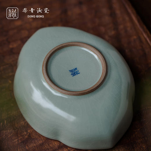 问鼎鼎青青花嘉叶壶承（丰年） 商品图4