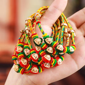 【限时4条装！端午安康合金五彩绳】端午节红绳手链手工 DIY编织五彩绳儿童宝宝粽子手绳礼物闺蜜手链