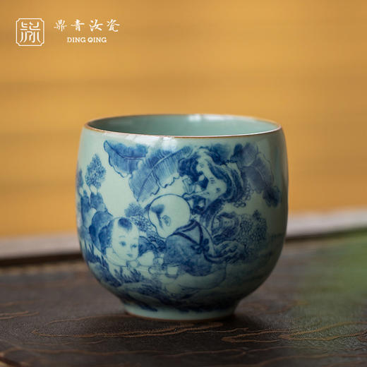 问鼎鼎青青花金钟杯（长乐未央） 商品图2