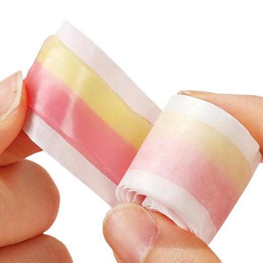 【可以卷起来吃的糖果！果汁卷软糖】缤纷多彩果汁卷一撕一拉妙趣好味，鲜果香甜 甜蜜爽口欢乐加倍，童年怀旧小零食休闲食品高颜值糖果 商品图3