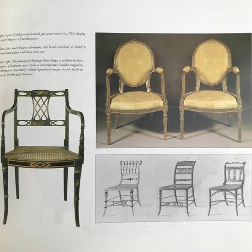 古典家具图集 140幅插图（110幅彩色） 精装16开 商品图11