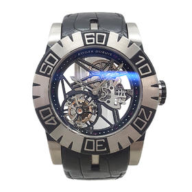 【95新】Roger Dubuis 罗杰杜彼历史系列RDDBSE0185钛金属48MM陀飞轮手动机械机芯男表 051022LV01
