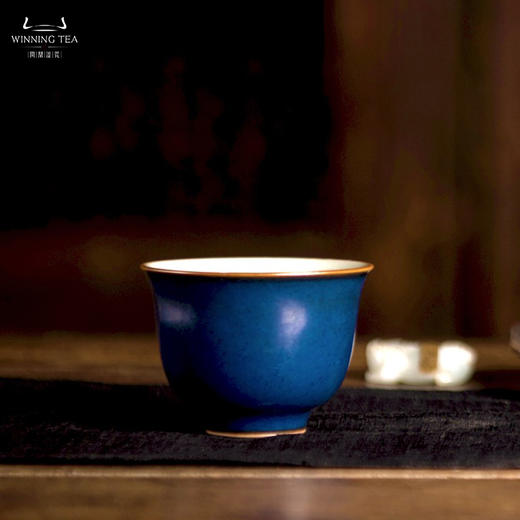 问鼎汝瓷黛蓝禅钟杯 商品图0