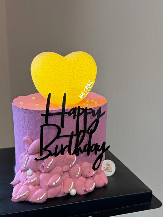 爱心桃灯生日蛋糕（灯电量有限 ） 商品图1