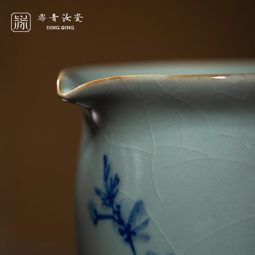 问鼎鼎青青花大茶海(桃花燕子） 商品图2
