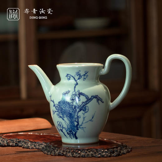 问鼎鼎青青花执壶公杯（喜到梢头） 商品图0