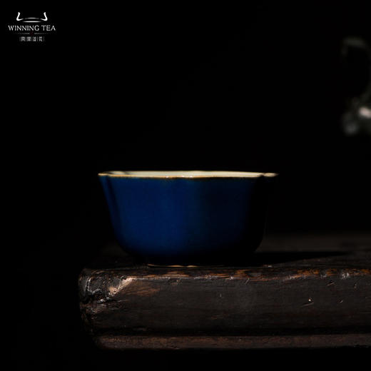 问鼎汝瓷黛蓝大菩提杯 商品图0