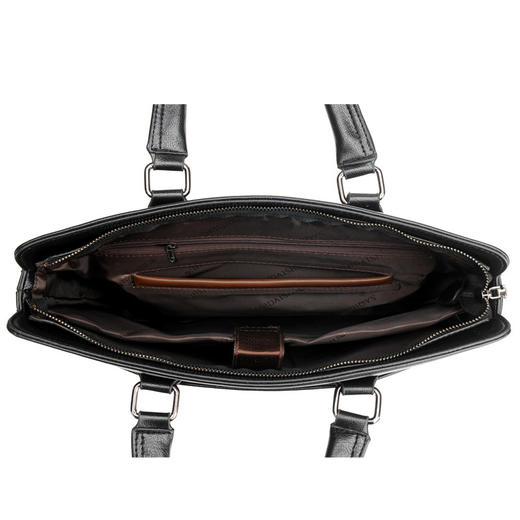 【休闲男包新款】男士商务公文包 大容量单肩斜跨手提包 休闲电脑包 父亲节 商品图4