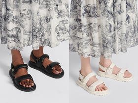 现货 THS 5.25-限时 D家 新款魔术贴可调节厚底凉鞋 2色 BZ1180