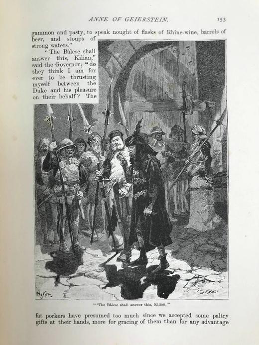 1894年 司各特《盖厄斯坦的安妮》 约百幅插图 漆布精装16开 商品图13