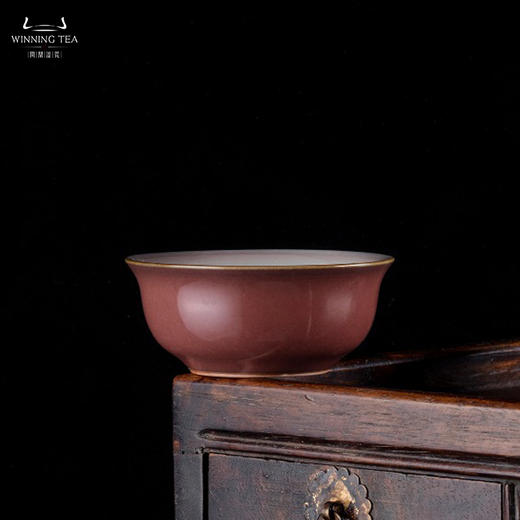 问鼎汝瓷黛蓝萼红品茗杯 商品图1