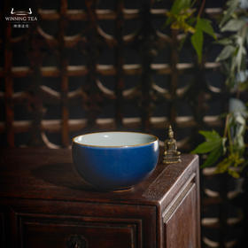 问鼎汝瓷黛蓝经典款圆口杯