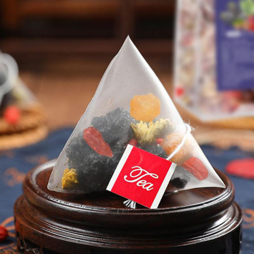 【19.9抢15包！黑桑葚红枸杞桂圆茶】熬夜克星，甄选优质原料，红枣/桑葚/枸杞/桂圆/菊花，用心配比安全放心，休闲养生茶花草茶三角包L 商品图2