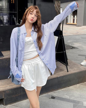 今日穿搭：又帅又酷的条纹衫，帅到没男人什么事