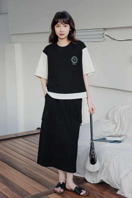 柚丁	工装休闲半身裙9L21Q29266 商品图6