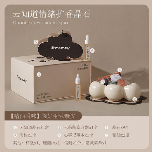 云知道晶石礼盒（你好生活/晚安）/大号礼品袋 商品图1
