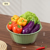 【食品级材质，夏日厨房必备！】新款双层果蔬沥水篮容量NYC，体积小巧方便收纳。一物多用。淘米、水果、蔬菜洗净无残留，掀盖立刻分离水与菜，八快速沥水让清洗再简单不过！ 商品缩略图5