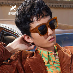 【品牌直发-福利特惠】乘号大方框遮颧骨潮流墨镜EX22101A