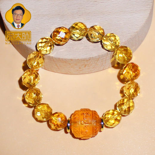 宋韶光大师新款 黄水晶手链 饰物 商品图0