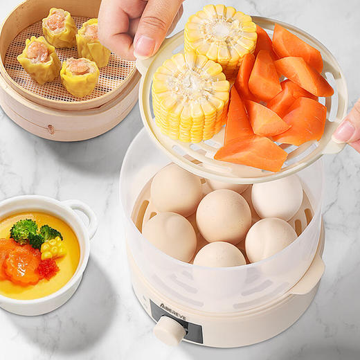 【小家电】Abereve艾贝丽双层煮蛋器ABL-ZDQ9 HF 商品图2