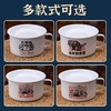 老式怀旧搪瓷碗带盖大缸子泡面碗超大号泡面神器学生宿舍快餐杯 商品缩略图8